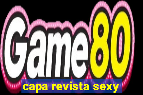 capa revista sexy